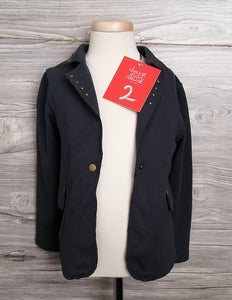 GIRL SIZE 5 YEARS - DEUX PAR DEUX Grey Blazer Jacket NWT - Faith and Love Thrift