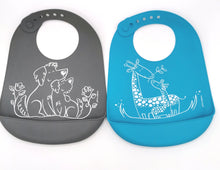 Load image into Gallery viewer, MODERN TWIST Bucket Bibs (2 pack) NWOT - Faith and Love Thrift