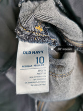 Load image into Gallery viewer, WOMENS SIZE 10 R - OLD NAVY MATERNITY, LOW RISE, SLIM BOOT-CUT, UNDER BUMP DEMI PANEL VGUC - Faith and Love Thrift