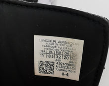 Load image into Gallery viewer, BOY SIZE 1 YOUTH - UNDER ARMOUR SLIDES VGUC - Faith and Love Thrift