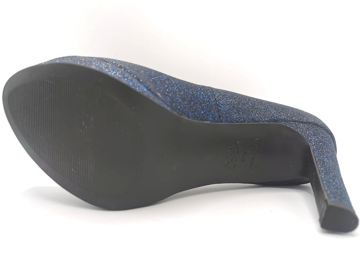 WOMENS SIZE 8 Wide Fit NEW LOOK Glittery Stiletto Pumps NWOT