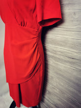 Load image into Gallery viewer, WOMENS SIZE 10 PETITE - LIZ CLAIBORNE, FITTED RED DRESS (LIKE NEW CONDITION) - Faith and Love Thrift