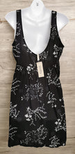 Load image into Gallery viewer, WOMENS SIZE LARGE - GUILTY, Babydoll, Black & White Floral Tank Dress NWT  - Faith and Love Thrift