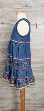 Load image into Gallery viewer, GIRL SIZE 2-3 YEARS - NEVADA DENIM BOHO DRESS EUC - Faith and Love Thrift