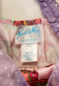 GIRL SIZE MEDIUM (7/8 YEARS) NICK & NORA SOFT SLEEPWARE DRESS EUC - Faith and Love Thrift
