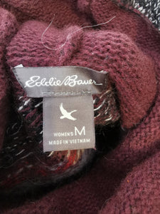 WOMENS SIZE MEDIUM - EDDIE BAUER, Vintage Funnle Neck Pullover Sweater EUC - Faith and Love Thrift