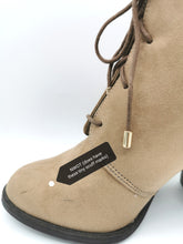 Load image into Gallery viewer, WOMENS SIZE 8 - Call it SPRING, Soft Tan, Ankle Boho Style, Lace-up Ankle Boots NWOT B23