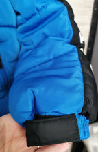 Load image into Gallery viewer, BOY SIZE (7/9 YEARS) - DKNY, Blue Hooded Puffer Jacket EUC B40