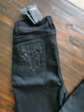 Load image into Gallery viewer, WOMENS SIZE SMALL - LAUREN VIDAL, Black Skinny Stretch Jeans NWT B5