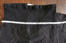 Load image into Gallery viewer, WOMENS SIZE MEDIUM / LARGE - MINI MATERNITY, Black Dress Pants, Full Belly Panel EUC B5