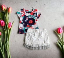 Load image into Gallery viewer, BABY GIRL SIZE 18/24 MONTHS - MICROBE BY MISS GRANT, 2 Piece Mix N Match Summer Outfit EUC B24