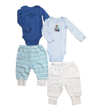 Load image into Gallery viewer, BABY BOY SIZE 0/3 MONTHS - 4 Piece Mix N Match Fall Outfits EUC B7