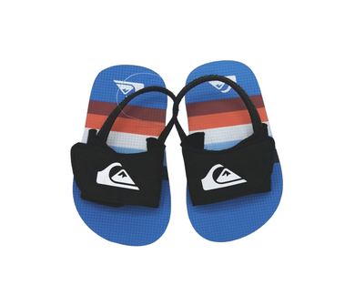 BABY BOY SIZE 3 TODDLER - QUIKSILVER, Velcro & Ankle Strap Sandals NWOT B9