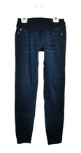 Load image into Gallery viewer, WOMENS SIZE 29 US / 8 - LED MATERNITY, Luxe Essential Denim, Skinny Maternity Jeans, Full Belly Panel EUC B11