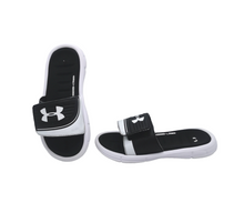 Load image into Gallery viewer, BOY SIZE 1 YOUTH - UNDER ARMOUR, Slides/Sandal VGUC B12
