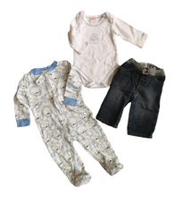 Load image into Gallery viewer, BABY BOY SIZE 6/9 MONTHS - KOALABABY &amp; CHILDREN&#39;S PLACE, 3 Piece Mix N Match Fall Outfit EUC / NWOT B14