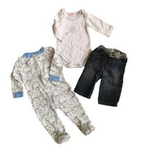 Load image into Gallery viewer, BABY BOY SIZE 6/9 MONTHS - KOALABABY & CHILDREN'S PLACE, 3 Piece Mix N Match Fall Outfit EUC / NWOT B14