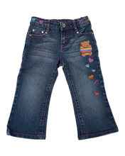 Load image into Gallery viewer, GIRL SIZE 2 YEARS - ZANADI, Embroidered, Flared Jeans EUC B15