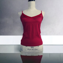 Load image into Gallery viewer, WOMENS SIZE SMALL - NIGHT OWL, Bohemian Style Tank Top, Wine Colour NWT B27