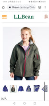 Load image into Gallery viewer, GIRL SIZE MEDIUM (5-6 YEARS) LL BEAN JACKET - LIKE NEW CONDITION - Faith and Love Thrift