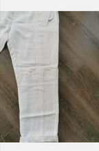 Load image into Gallery viewer, WOMENS SIZE LARGE MELISSA NEPTON KLOSS OFF-WHITE Linen Pants NWT - Faith and Love Thrift