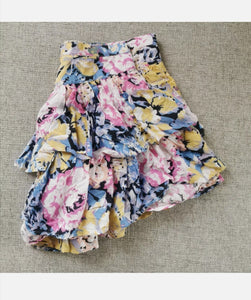 WOMENS SIZE 2 KIMCHI BLUE FLORAL SKIRT NWOT - Faith and Love Thrift