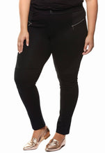 Load image into Gallery viewer, WOMENS PLUS SIZE 22 - DEX, Black Skinny Coated Pant NWT - Faith and Love Thrift