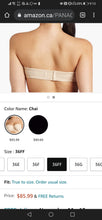 Load image into Gallery viewer, WOMENS SIZE 36FF - Panache Evie 5320 Strapless Bra Chai VGUC  - Faith and Love Thrift