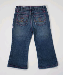 GIRL SIZE 2T - ZANA DI JEANS, Embroidered, Flare Jeans EUC - Faith and Love Thrift