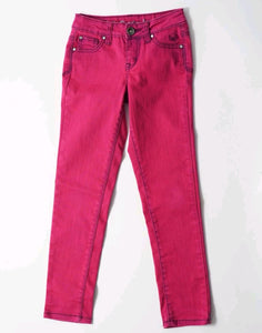 GIRL SIZE 8R - JUSTICE Premium Jeans Acid-Washed Pink EUC - Faith and Love Thrift