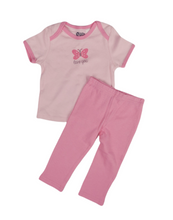 Load image into Gallery viewer, BABY GIRL SIZE 3-6 MONTHS - BABY GEAR 2-PIECE MATCHING SLEEPWEAR SET EUC - Faith and Love Thrift