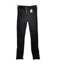 Load image into Gallery viewer, WOMENS SIZE 6 - ZARA Black Skinny Jeans Trafaluc NWT
Street-style trend - Super stylish, High-rise, Stretch fabric, Laced Sides and legs. Perfect for the edgy women!