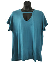 Load image into Gallery viewer, WOMENS PLUS SIZE 4 - TORRID Soft Teal T-Shirt EUC - Faith and Love Thrift
