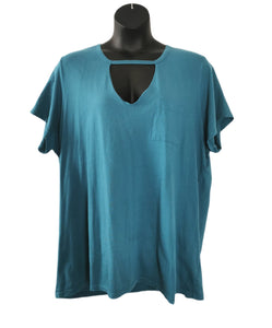 WOMENS PLUS SIZE 4 - TORRID Soft Teal T-Shirt EUC - Faith and Love Thrift