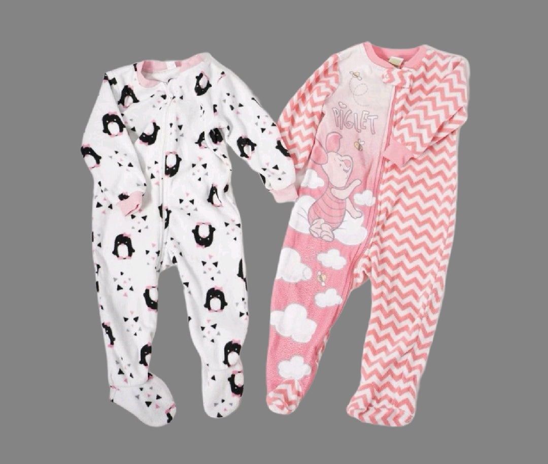 Baby girl best sale sleepers 12 months