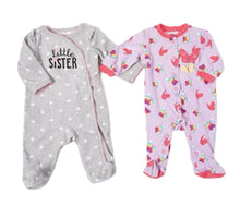 Load image into Gallery viewer, BABY GIRL SIZE 0/3 MONTHS - Mix N Match Sleeper Onesies VGUC - Faith and Love Thrift