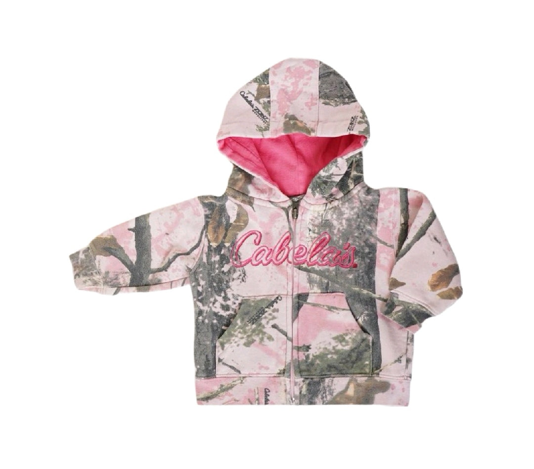 BABY GIRL SIZE 6/12 MONTHS - CABELA'S, Pink Camo Hoodie EUC B15 – Faith and  Love Thrift