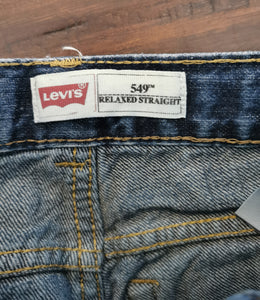 BOY SIZE 5 YEARS - LEVI'S, 549 Relaxed Fit, Distressed Jeans VGUC B48