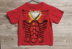 BOY SIZE 4 YEARS - MARVEL, Cotton Iron Man T-shirt EUC B49