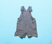 Load image into Gallery viewer, BABY BOY SIZE 6/9 MONTHS - TOMMY HILFIGER, Cotton Summer Overalls EUC B56