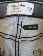 Load image into Gallery viewer, UNISEX SIZE 13/14 YEARS - ABERCROMBIE KIDS, Soft &amp; Cozy Skinny Jeans EUC B57