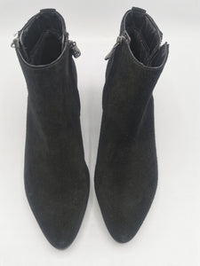 WOMENS SIZE 9M - ARTICA, Black Suede Ankle Rain / Winter Boots EUC B59