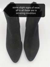 Load image into Gallery viewer, WOMENS SIZE 9M - ARTICA, Black Suede Ankle Rain / Winter Boots EUC B59