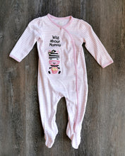 Load image into Gallery viewer, BABY GIRL SIZE 9/12 MONTHS - KOALA BABY, Soft Graphic Sleep &amp; Play Onesie EUC B32