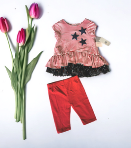 BABY GIRL SIZE 18 MONTHS PIPPA JULIE Matching 2 Piece Set NWT B36