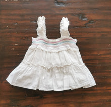 Load image into Gallery viewer, BABY GIRL SIZE 6/12 MONTHS - JOE FRESH Ruffled Boho Summer Dress EUC B37
