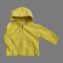 Load image into Gallery viewer, BABY BOY SIZE 12/18 MONTHS - Baby GAP, Yellow Zippered Hoodie EUC B30