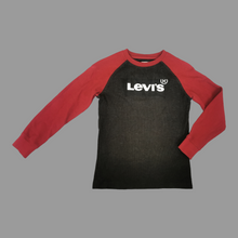 Load image into Gallery viewer, BOY SIZE MEDIUM (10/12 YEARS) - LEVI&#39;S, Waffle Knit Sweater, Raglan Sleeves EUC B31