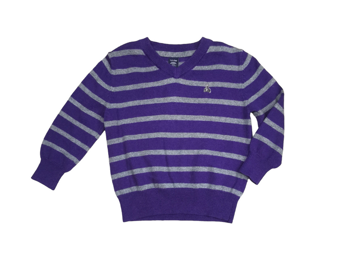 BABY BOY SIZE 18/24 MONTHS - Baby GAP, Soft Knit Dress Sweater, V-Neck EUC B31