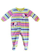 Load image into Gallery viewer, BABY GIRL SIZE 12 MONTHS - PEKKLE, Soft Graphic Sleep &amp; Play Onesie VGUC B32